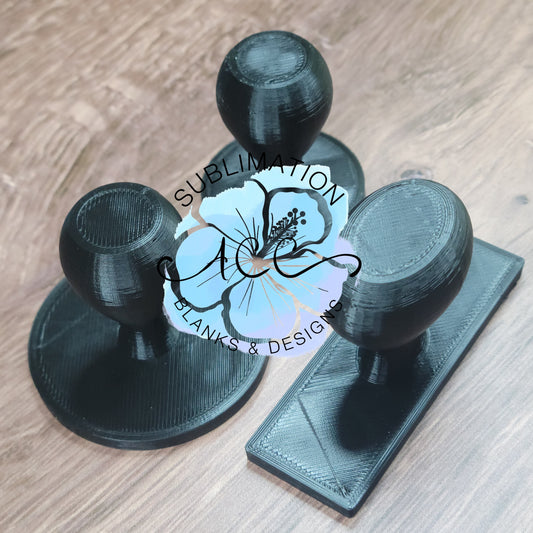 3D-Printed Handles for Rubber Stamps – Customizable Stamp Handles for Laser Rubber Stamp Making