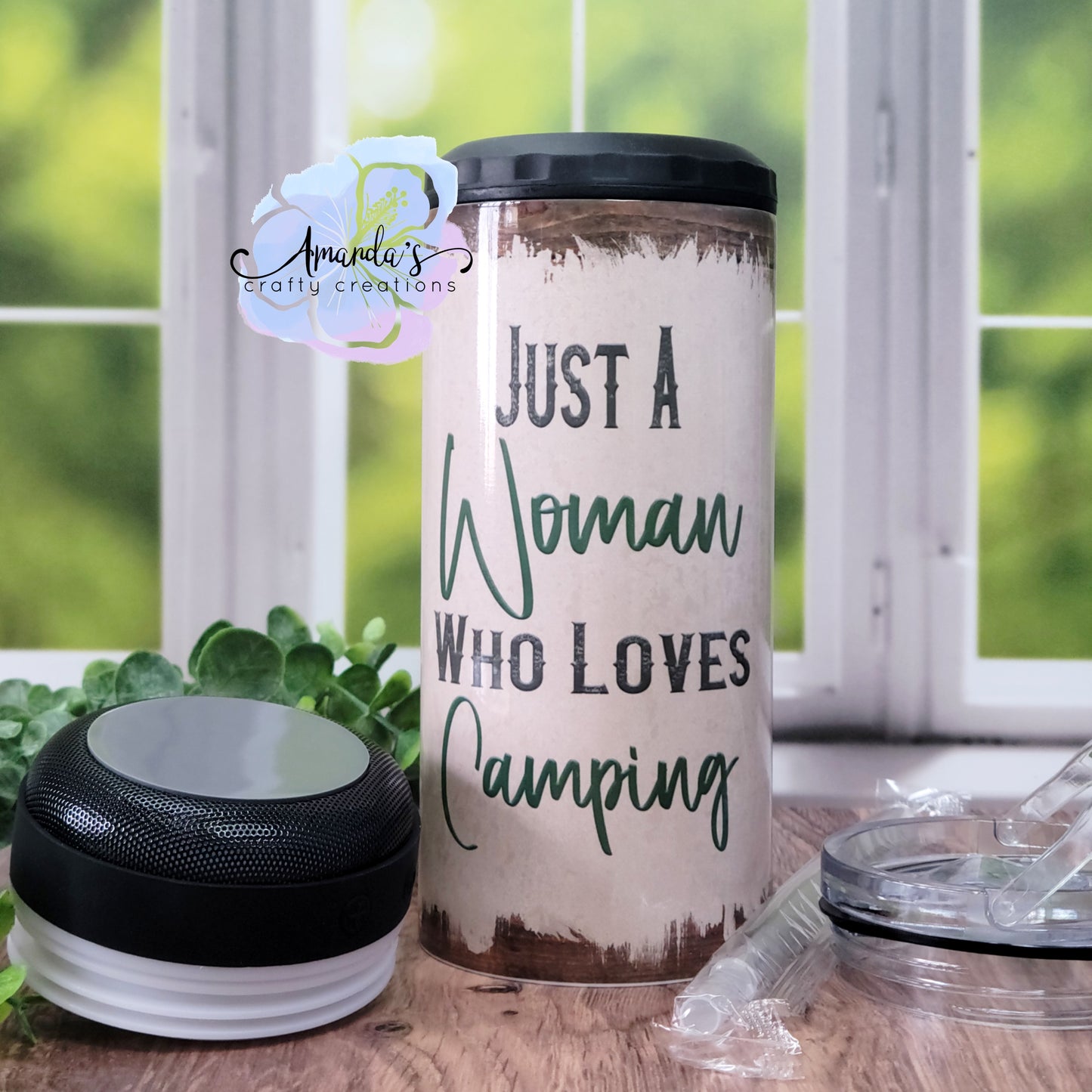 4-in-1 Can Cooler with Bluetooth Speaker - Glossy Finish Ready to Ship (RTS)