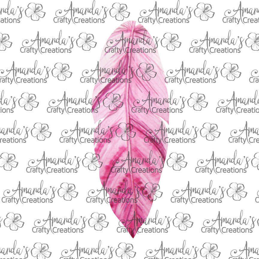 Pink Feather Earring Sublimation Design, Hand drawn Feather Sublimation earring design, digital download, JPG, PNG