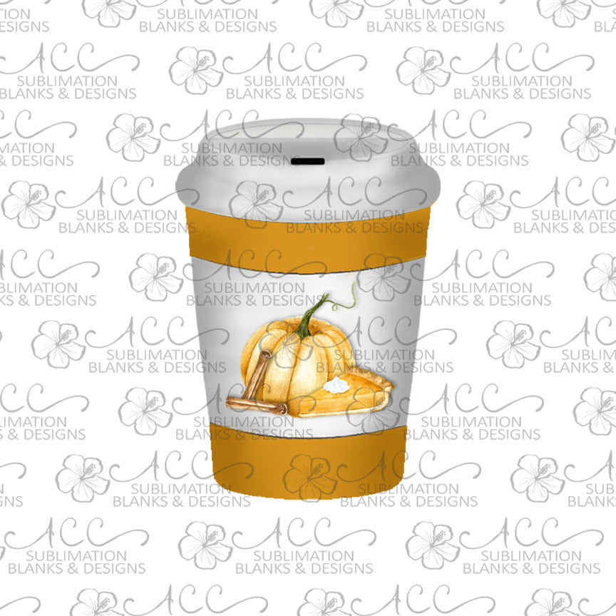 Pumpkin Pie Spice Coffee Cup Earring Sublimation Design, Hand drawn Coffee Cup Sublimation earring design, digital download, JPG, PNG