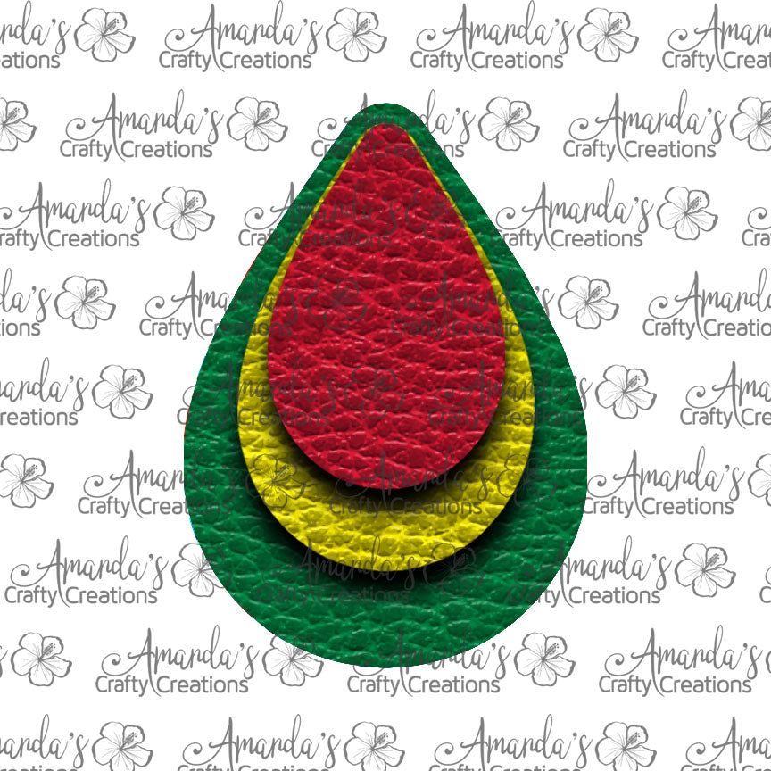 Rasta Teardrop Earring Sublimation Design, Hand drawn Teardrop Sublimation earring design, digital download, JPG, PNG