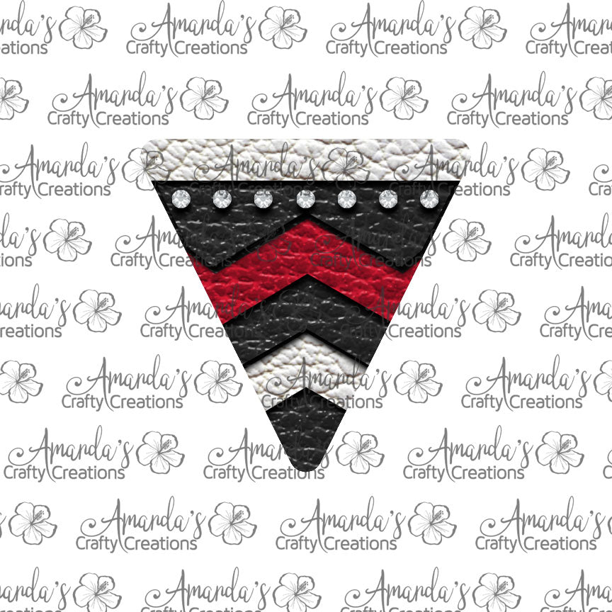 Red White Black Rhinestone Chevron Isosceles Triangle Earring Sublimation Design, Hand drawn Isosceles Triangle Sublimation earring design, digital download, JPG, PNG