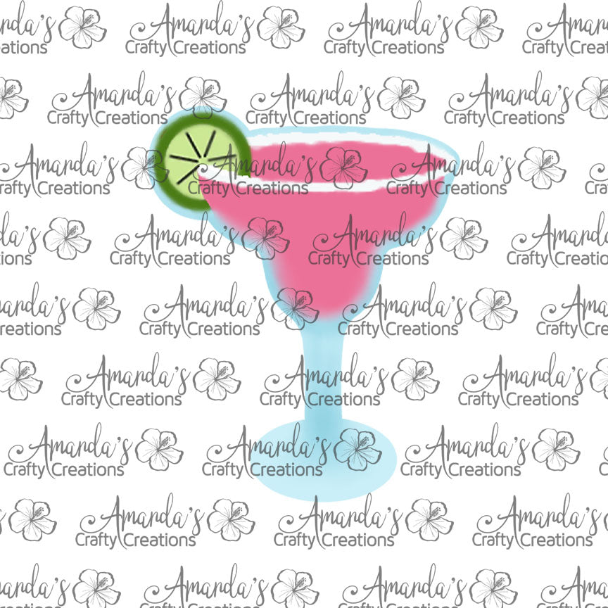 Strawberry Margarita Glass Earring Sublimation Design, Hand drawn Margarita Sublimation earring design, digital download, JPG, PNG