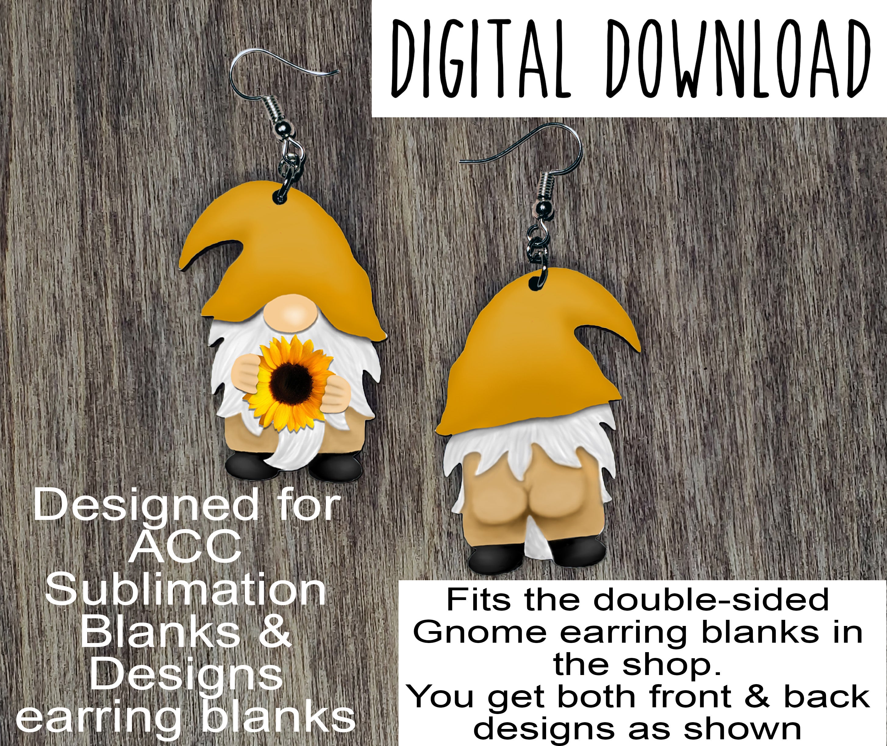 Sublimation Jewelry Blanks Earrings Double Sided Printing Earring