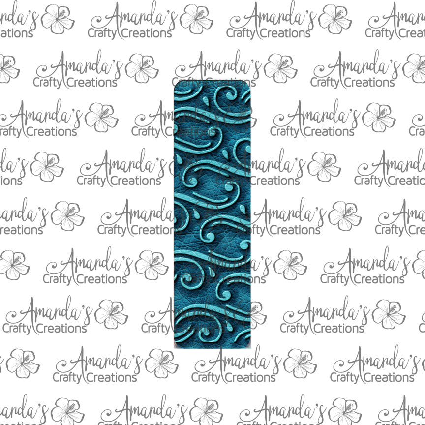 Turquoise Embossed Bar Earring Sublimation Design, Hand drawn Bar Sublimation earring design, digital download, JPG, PNG