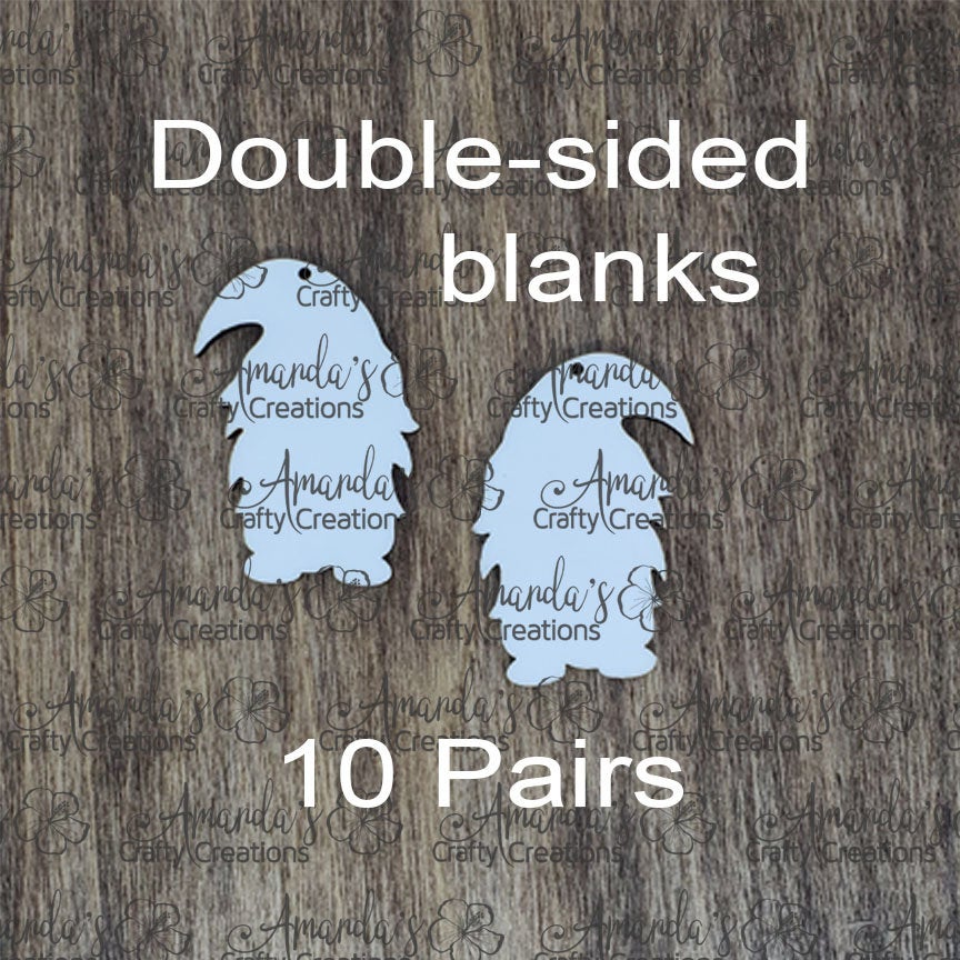 Sublimation hardboard blanks, gnome earring sublimation blanks, DOUBLE –  ACC Sublimation Blanks & Designs