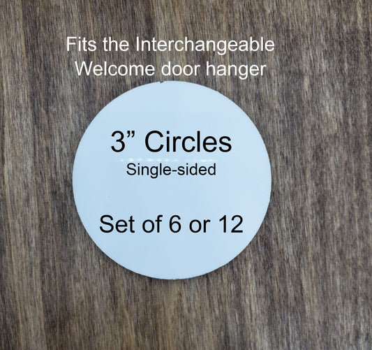 Sublimation hardboard blanks, 3 inch round sublimation blanks, SINGLE-SIDED circle blanks for sublimation