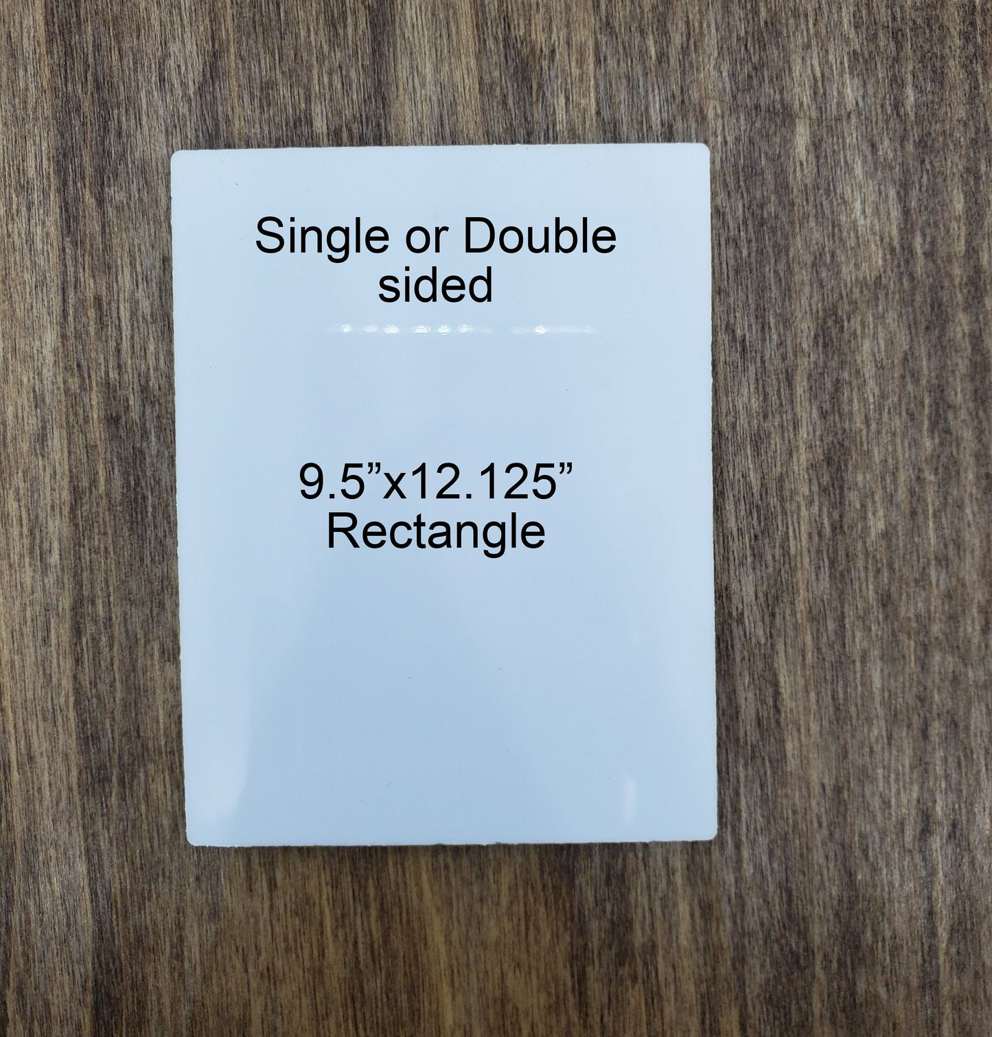 Sublimation rectangle hardboard blanks, 9.5"x12.125" rectangle sublimation hardboard blank, rectangle sublimation blank