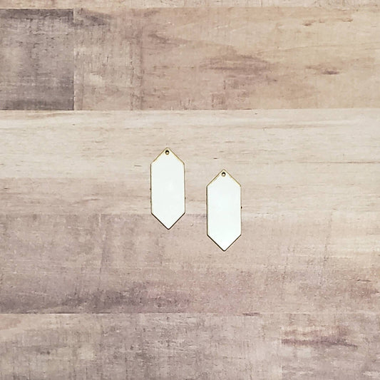 Sublimation hardboard blanks, cascade earring sublimation blanks, drop cascade earring blanks for sublimation