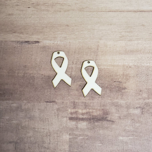 Sublimation hardboard blanks, Awareness Ribbon earring sublimation blanks, awareness ribbon earring blanks for sublimation