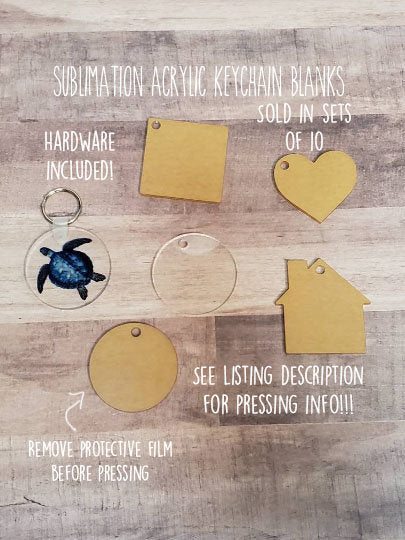 Sublimation acrylic blanks, key chain sublimation acrylic blanks, Clear acrylic key chain shape blanks for sublimation