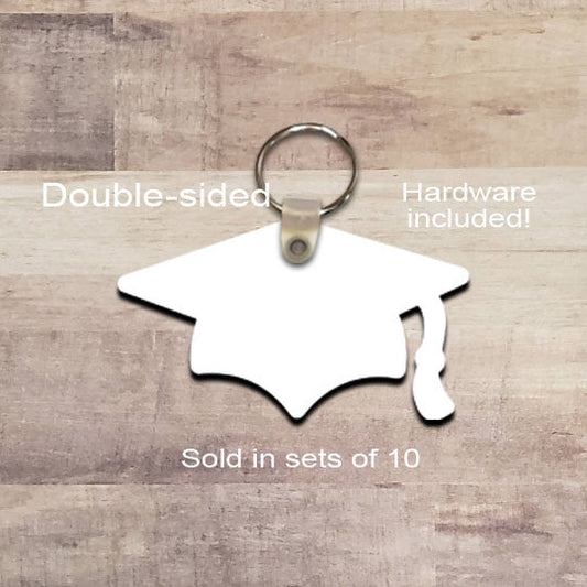 Sublimation hardboard blanks, key chain sublimation blanks, DOUBLE-SIDED key chain shape blanks for sublimation