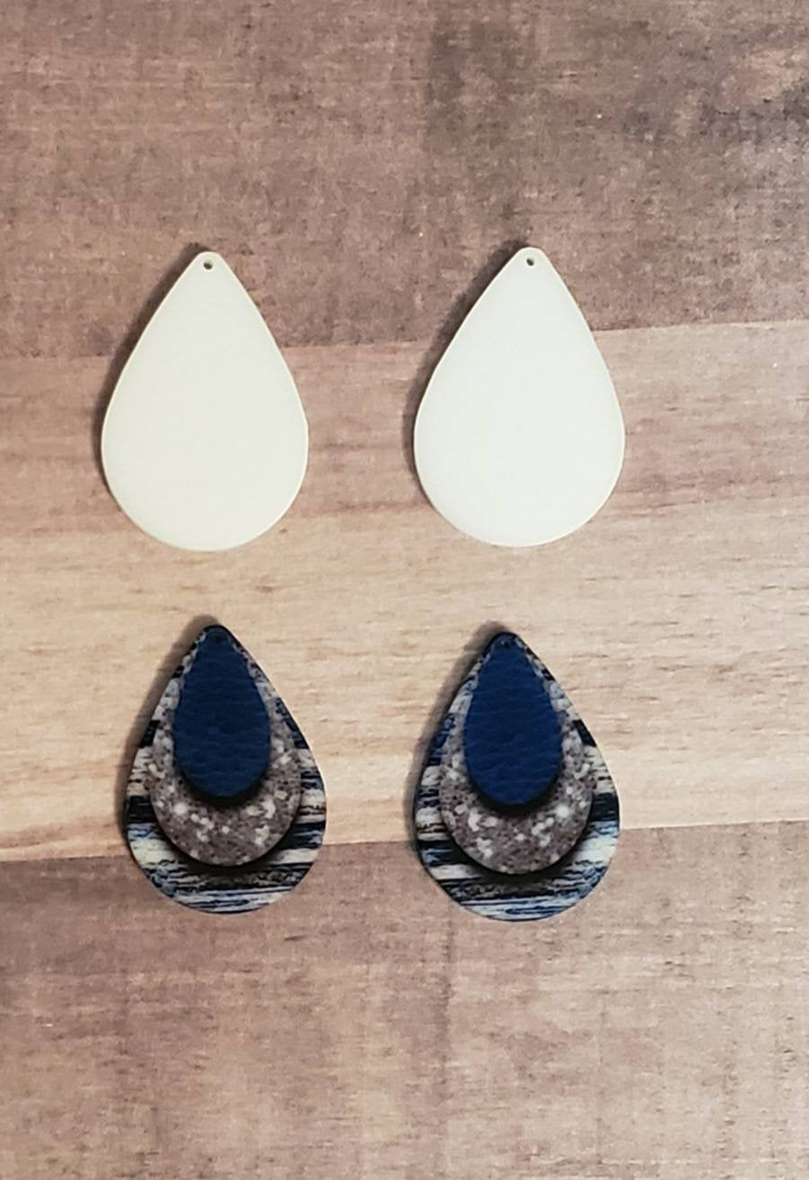 Acrylic teardrop earring shapes, sublimation acrylic teardrops, teardr –  ACC Sublimation Blanks & Designs