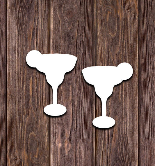 Sublimation hardboard blanks, margarita glass earring sublimation, SINGLE or DOUBLE-sided margarita shape earring blanks for sublimation