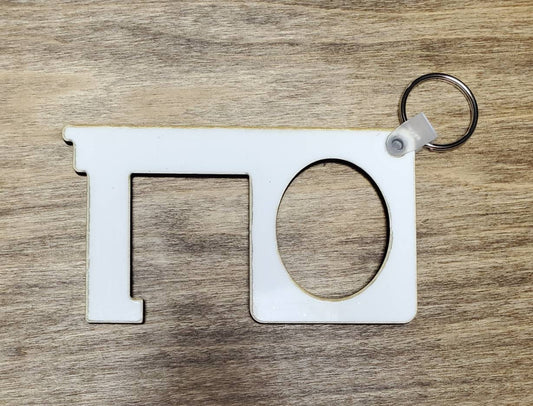 Sublimation blanks, key chain sublimation blanks, DOUBLE-SIDED key chain shape blanks for sublimation, Door opener, keypad