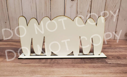 2-Piece Sublimation Hardboard Blanks – MOM Photo Display with Stand | Customizable Frame