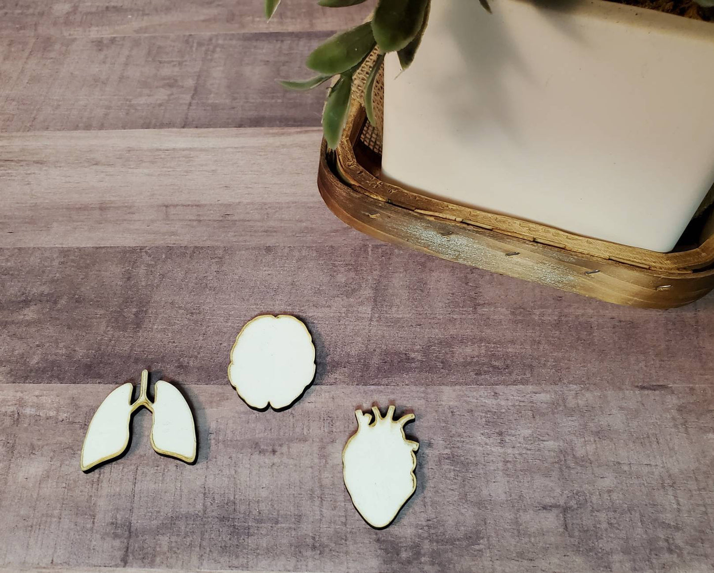 Set of 10 Sublimation badge reel hardboard blanks, 1.25" sublimation hardboard blanks, badge holder reel sublimation blanks