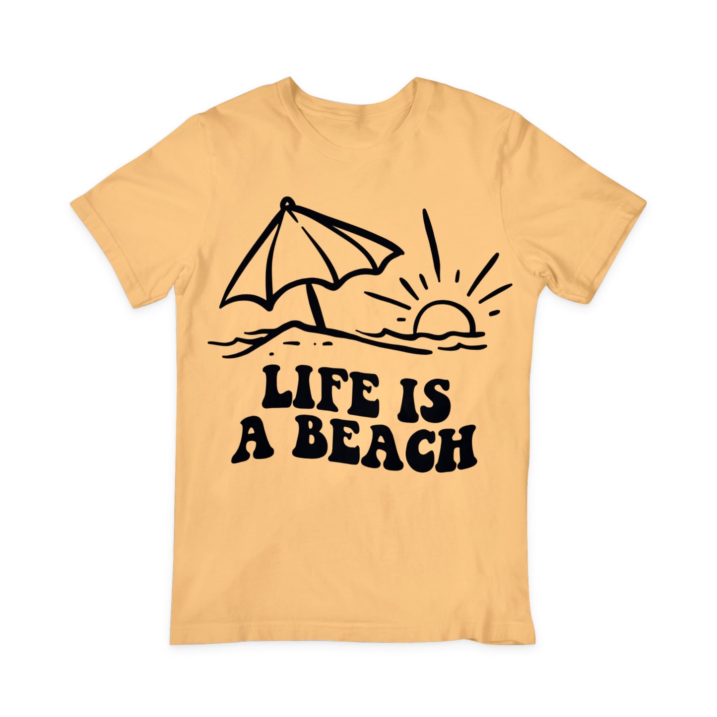 Life Is A Beach DTF Transfer Design