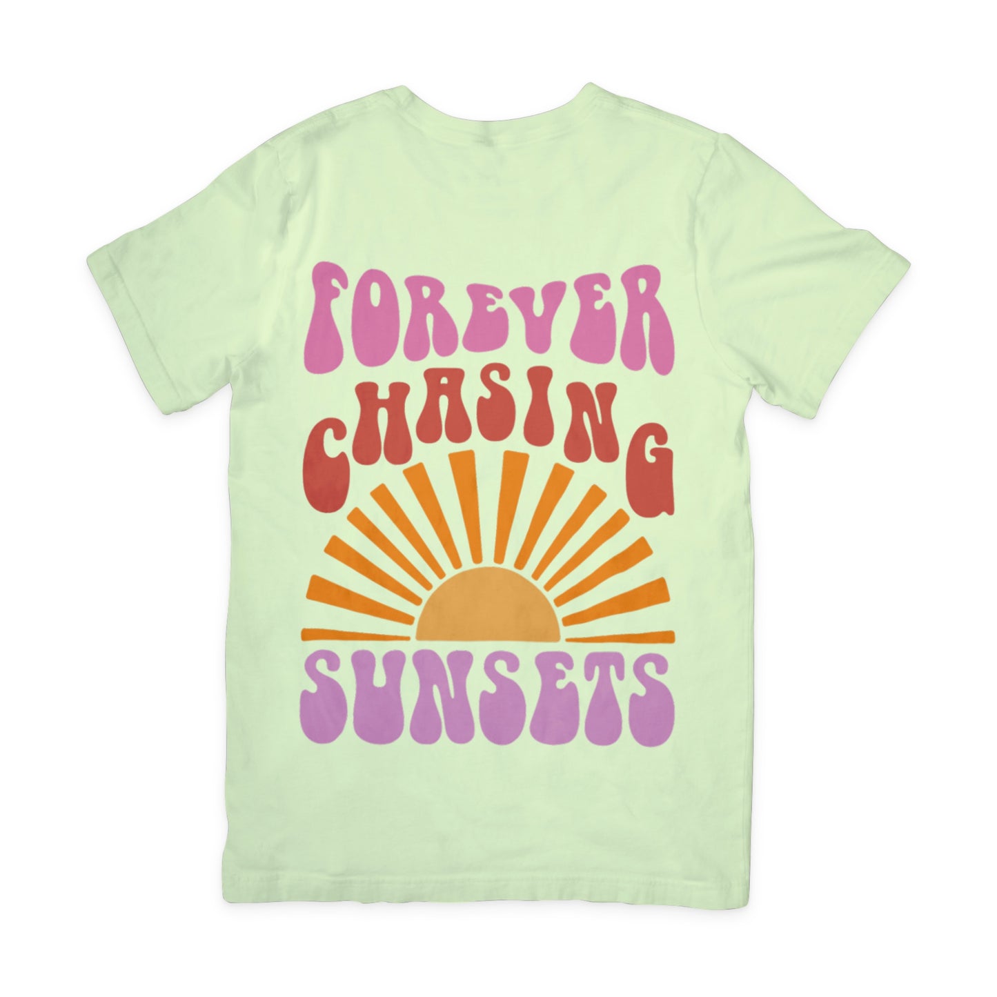 Forever Chasing Sunsets DTF Transfer Design