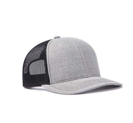 6 Panel Snapback Trucker style, adjustable mesh back trucker hats perfect for hat patches