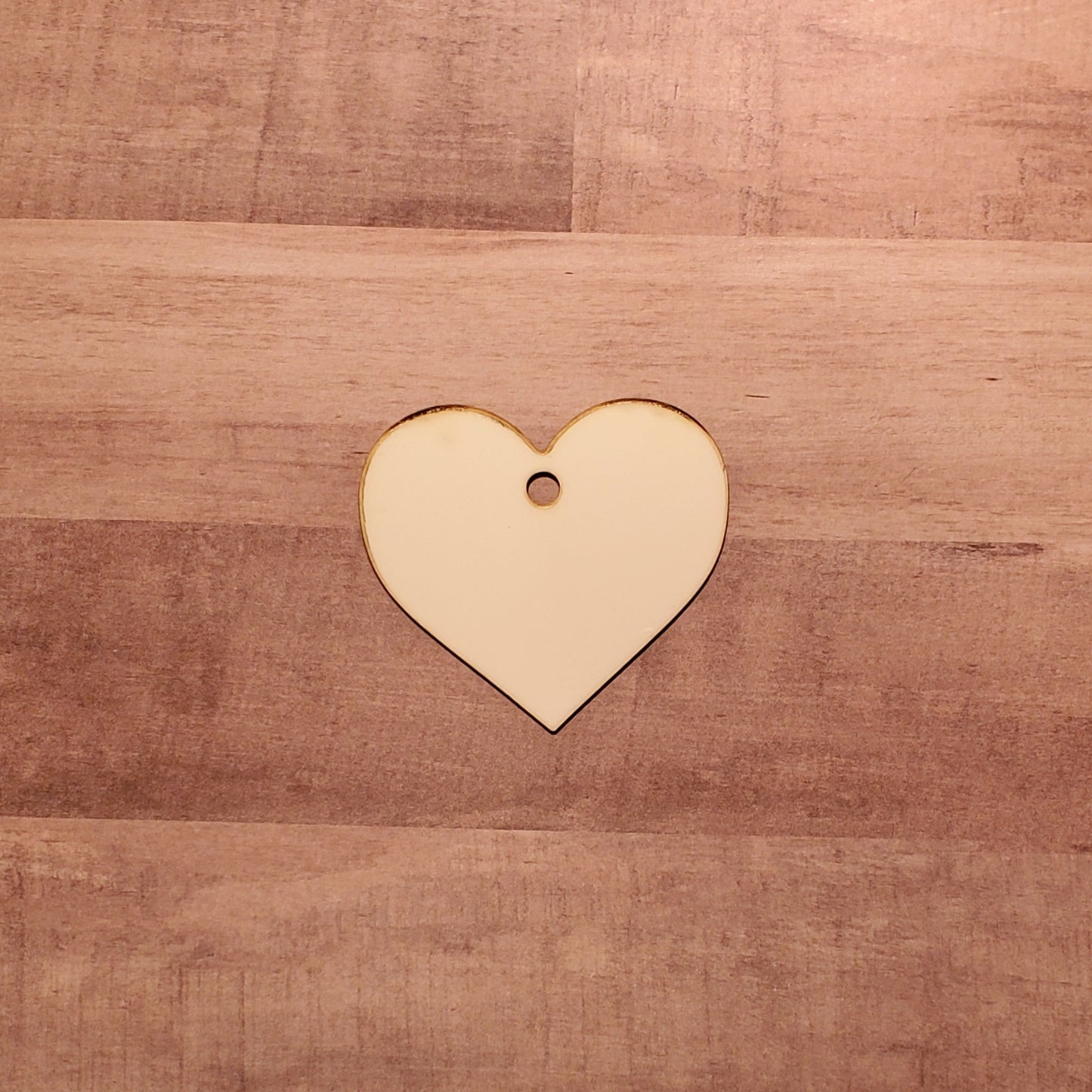 Set of 5 or 10 heart ornament hardboard blanks, sublimation hardboard blank, SINGLE or DOUBLE-sided heart ornament sublimation blank