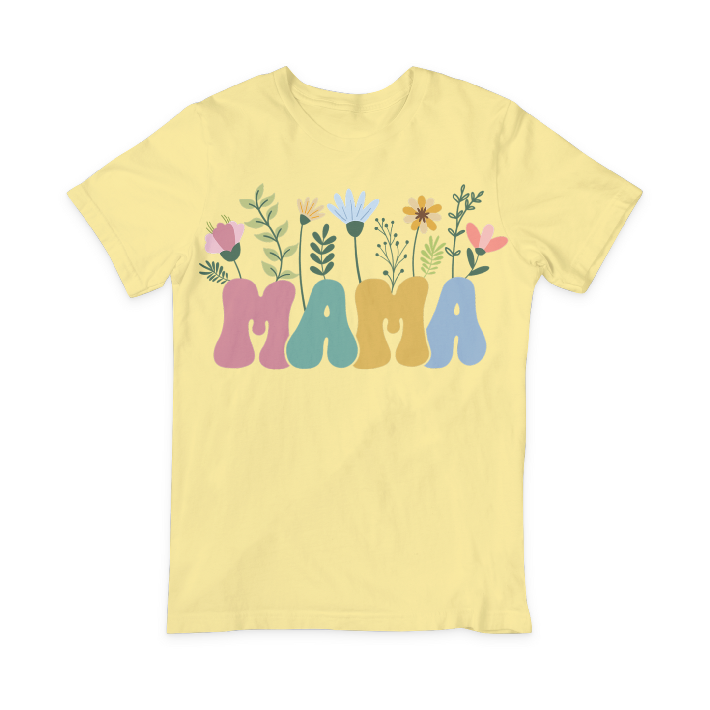 Mama Floral DTF Transfer Design