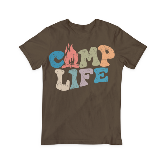 Camp Life DTF Transfer Design