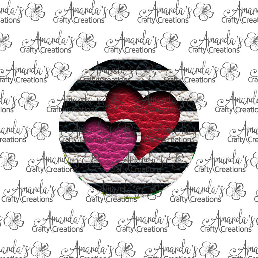 Black White Stripe Double Heart Cut Out Circle Earring Sublimation Design, Hand drawn Circle Sublimation earring design, digital download, JPG, PNG