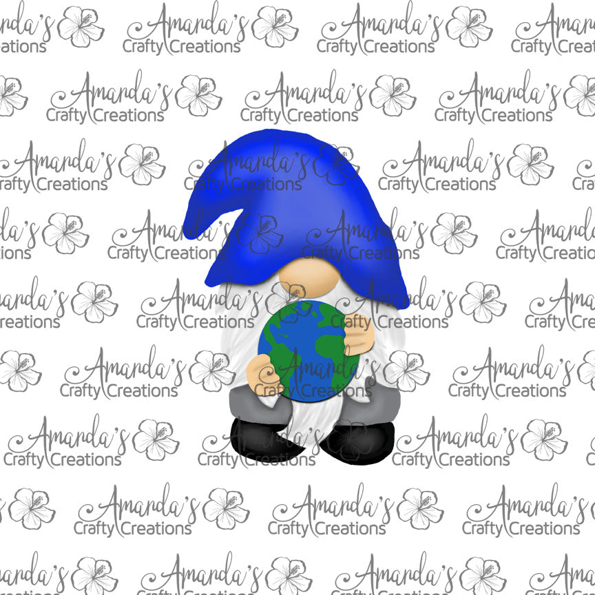 Earth Gnome Earring Sublimation Design, Hand drawn Gnome Sublimation earring design, digital download, JPG, PNG
