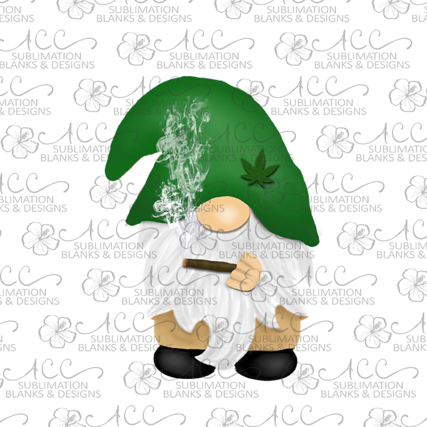 Green Hat Marijuana Blunt Naked Gnome Earring Sublimation Design, Hand drawn Gnome Sublimation earring design, digital download, JPG, PNG