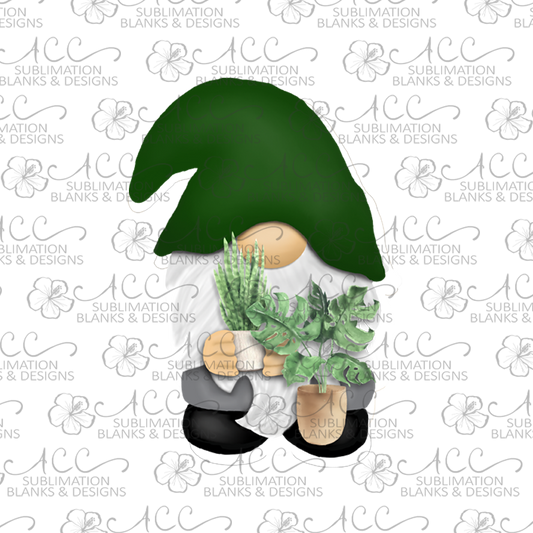 Green Hat Plants Gnome Earring Sublimation Design, Hand drawn Gnome Sublimation earring design, digital download, JPG, PNG