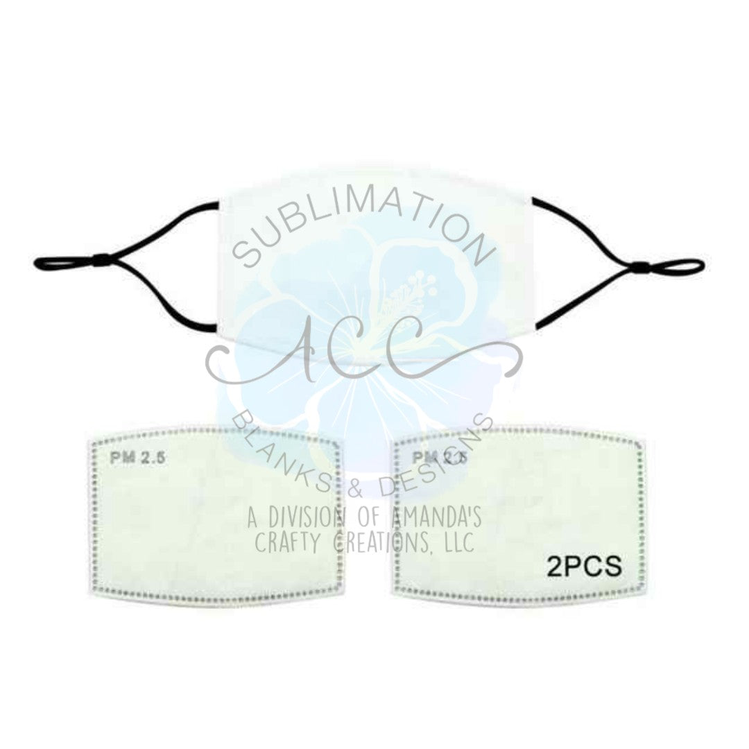 SET OF 2 FILTERS for 2 layer sublimation masks RTS