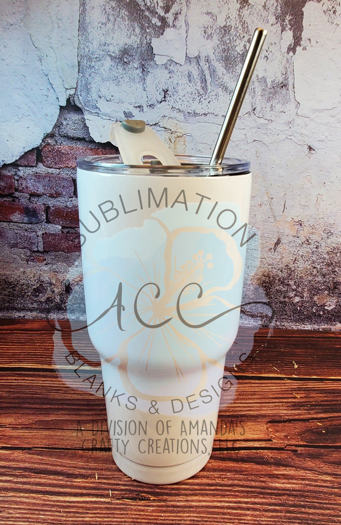 30 oz Sublimation-Ready Modern Style Tumbler – Ready to Ship (RTS)