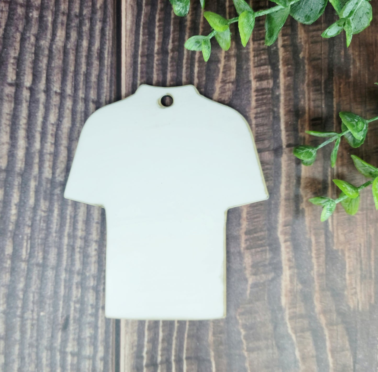 Set of 5 or 10 Shirt ornament hardboard blanks, 4" T-shirt sublimation hardboard blank, SINGLE or DOUBLE-sided t shirt ornament sublimation blank
