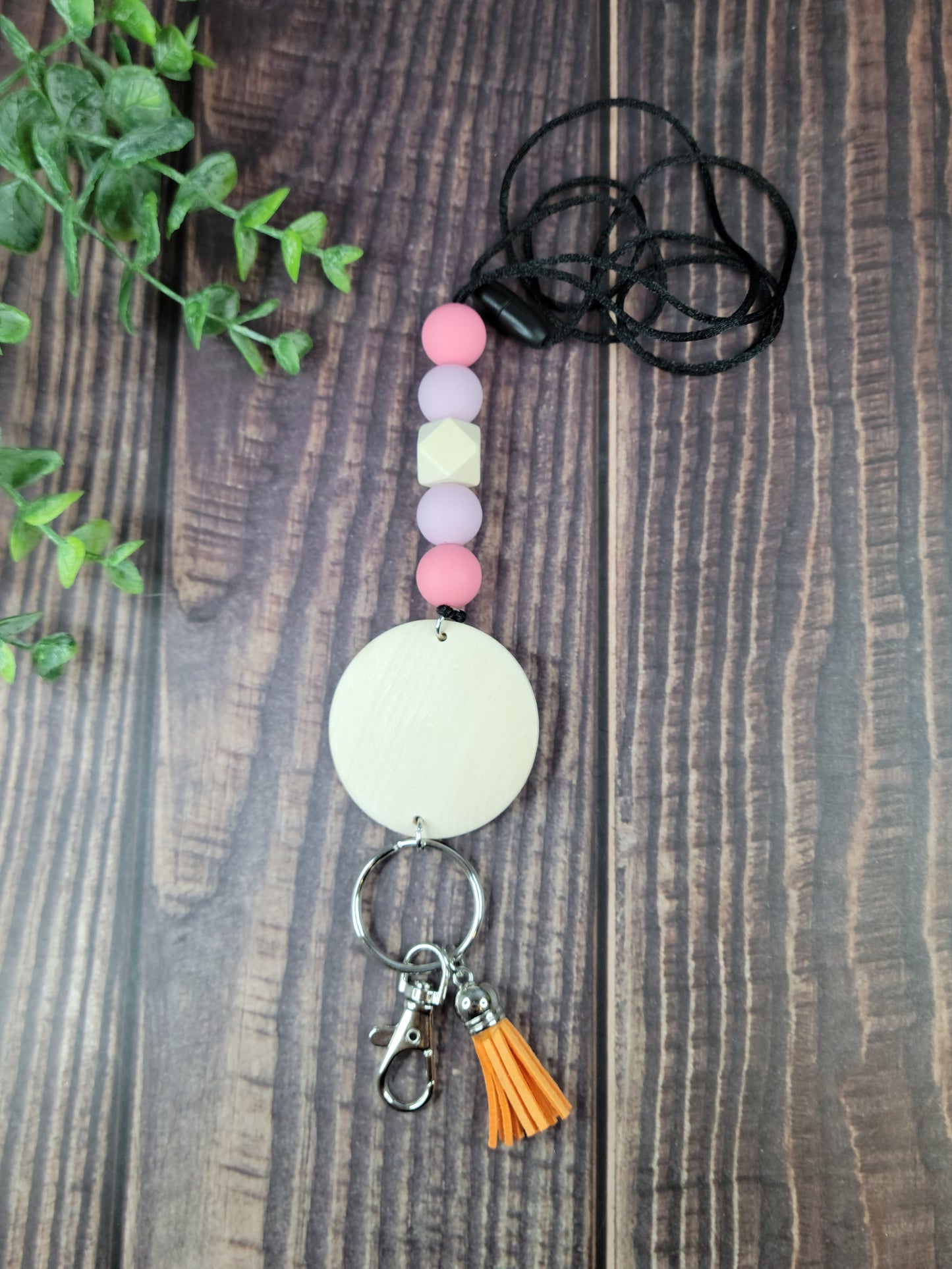 Silicone bead lanyard, lanyard, laser engraving blank, silicone bead lanyard, wood disc for engraving