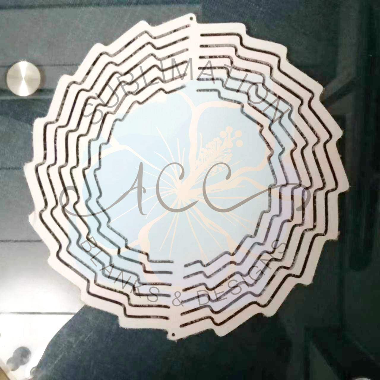 RTS WIND SPINNER sublimation metal blanks, 8 or 10 double sided metal  sublimation wind spinner blanks