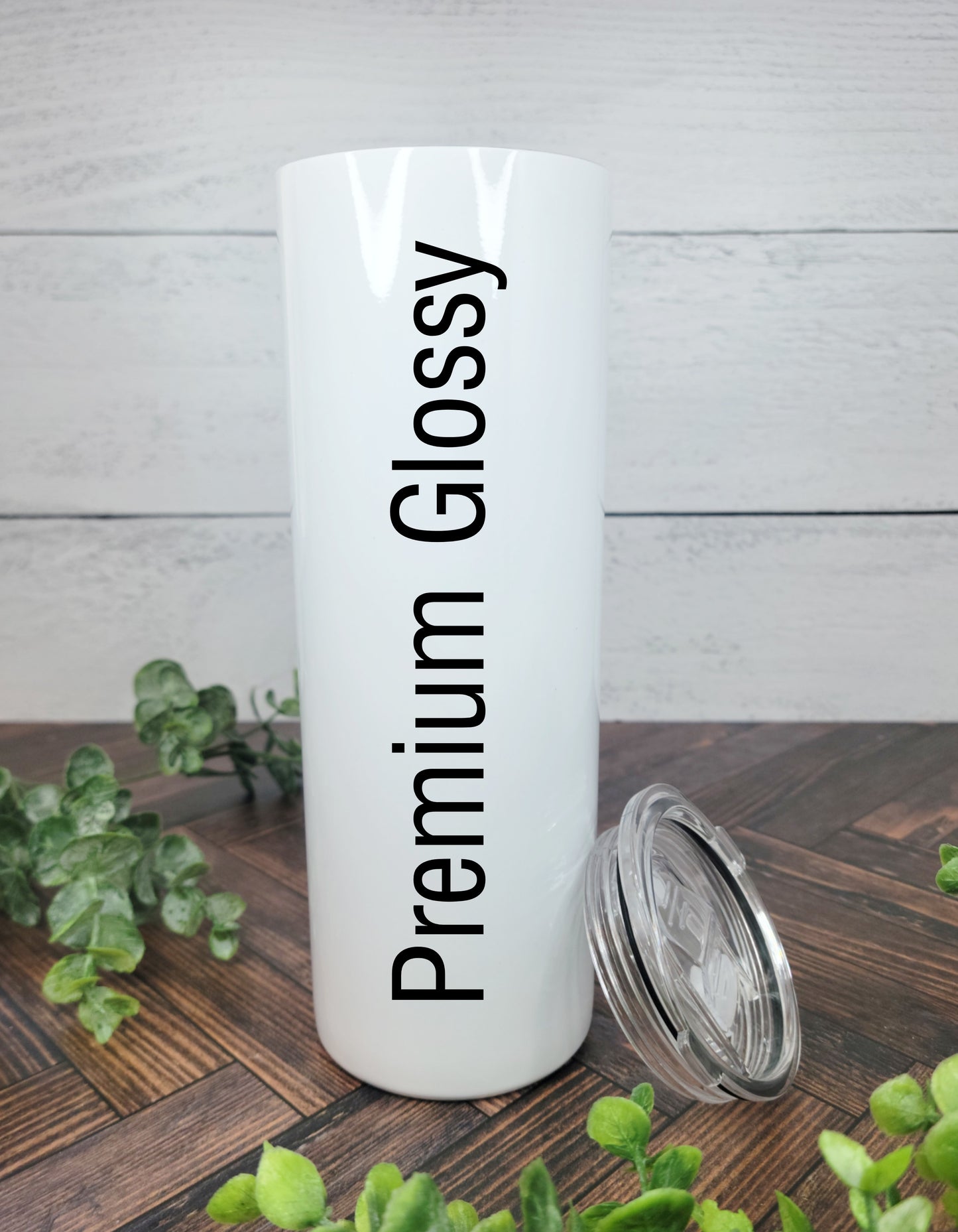 20oz Premium Glossy Screw Skinny Tumbler Series with Clear Slider Lid | Interchangeable Tumbler Series