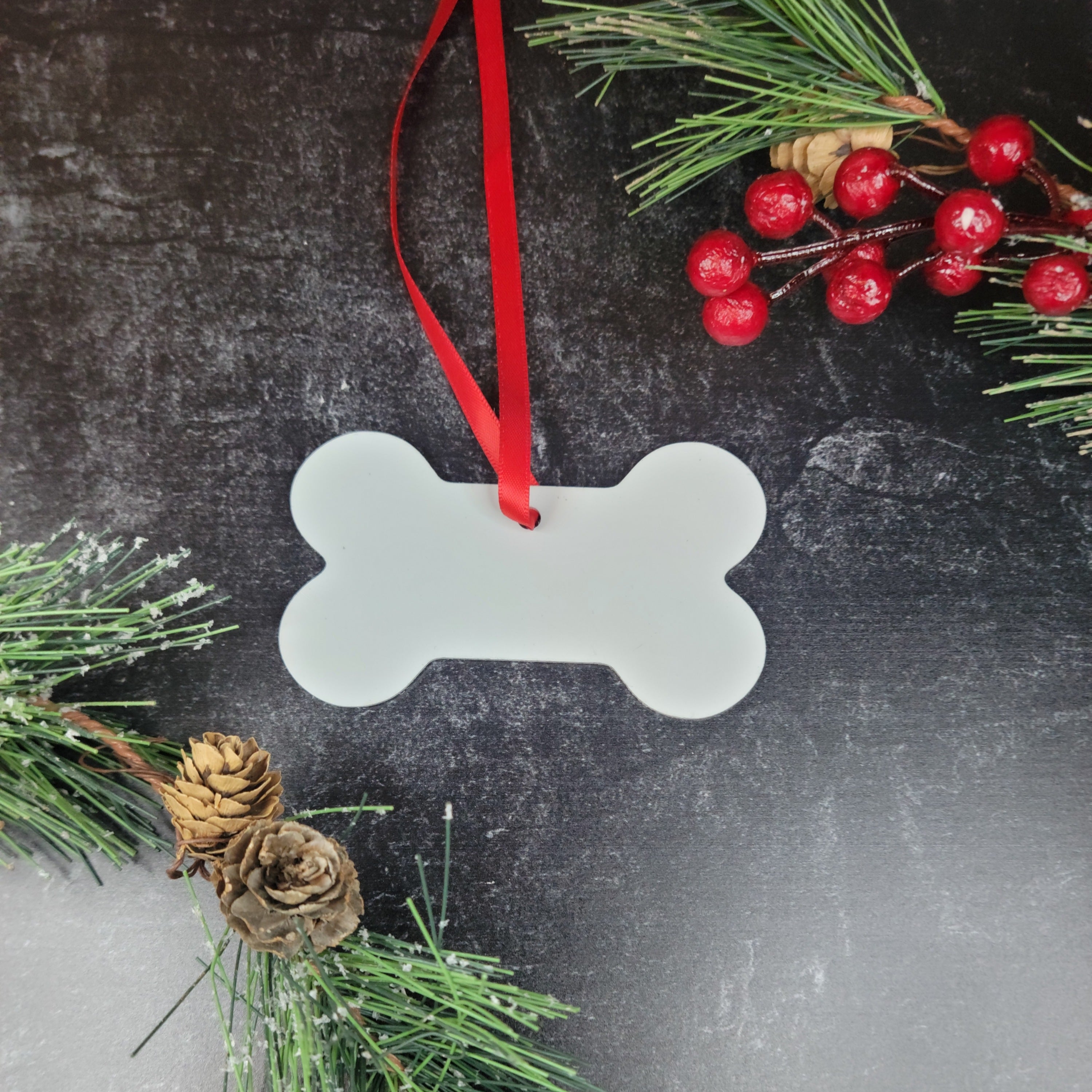 Pentagon Shape One-Sided Aluminum Sublimation Ornament