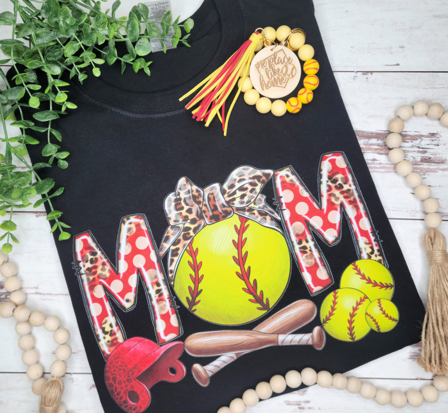 MOM Softball DTF Transfer Design