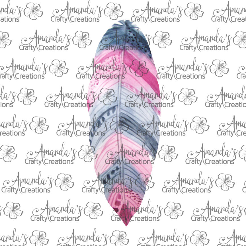 Pink Purple Feather Earring Sublimation Design, Hand drawn Feather Sublimation earring design, digital download, JPG, PNG