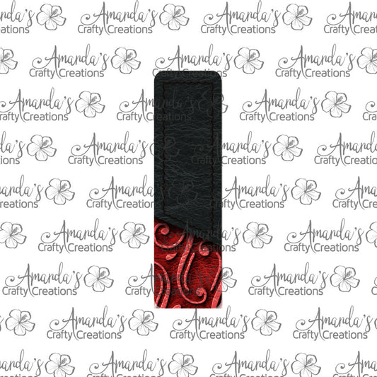 Red Embossed and Black Bar Earring Sublimation Design, Hand drawn Bar Sublimation earring design, digital download, JPG, PNG