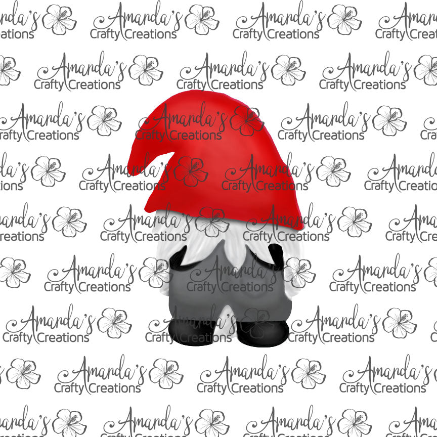 Red Hat Gnome Sublimation Design, Hand drawn Gnome Sublimation earring design, digital download, JPG, PNG