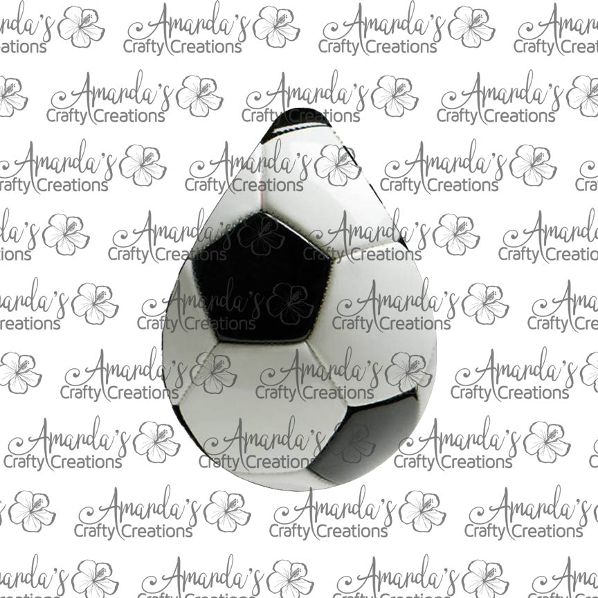 Soccer Ball Teardrop Earring Sublimation Design, Hand drawn Teardrop Sublimation earring design, digital download, JPG, PNG