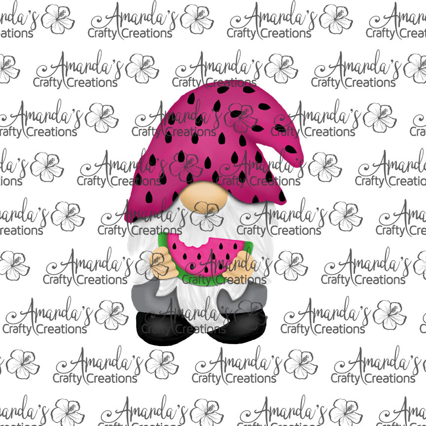 Watermelon Gnome Earring Sublimation Design, Hand drawn Gnome Sublimation earring design, digital download, JPG, PNG