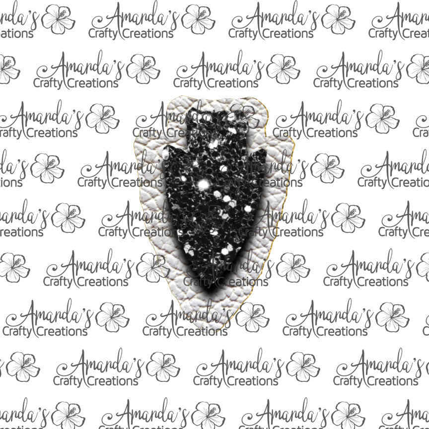 Black Chunk White Arrowhead Sublimation Earring Sublimation Design, Hand drawn Arrowhead Sublimation earring design, digital download, JPG, PNG