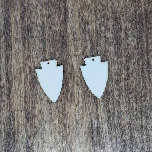 Sublimation hardboard blanks, 1.5" arrowhead sublimation blanks, arrowhead earring blanks for sublimation