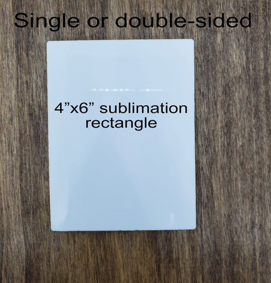 Sublimation rectangle hardboard blanks, 4"x6" rectangle sublimation hardboard blank, rectangle sublimation blank