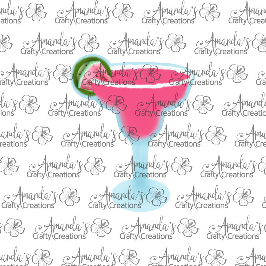 Watermelon Margarita Glass Earring Sublimation Design, Hand drawn Margarita Sublimation earring design, digital download, JPG, PNG
